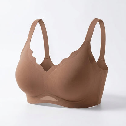 Women's Wireless Scallop Push-Up Bra