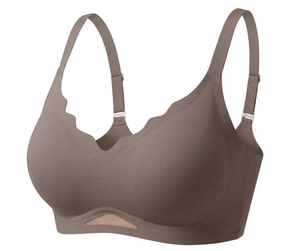 Women's Wireless Scallop Push-Up Bra